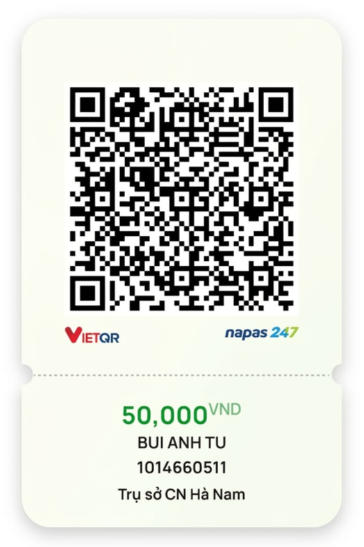 QR ủng hộ